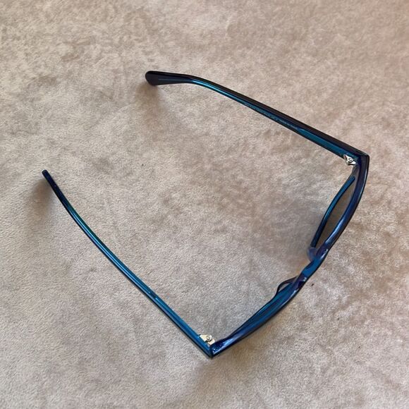 *Marc Jacobs* Iridescent Blue Black Sunnies main image 6